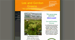 Desktop Screenshot of leeandgordongreens.com